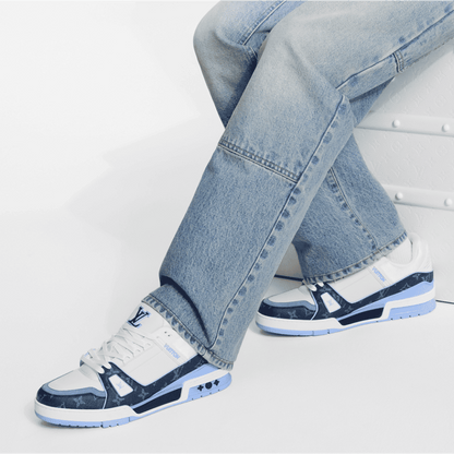 Louis Vuitton LV Trainer Sneaker 'Denim blue'