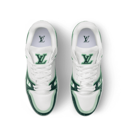 Louis Vuitton LV Trainer Sneaker 'Denim Monogram green'