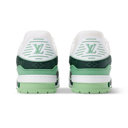 Louis Vuitton LV Trainer Sneaker 'Denim Monogram green'