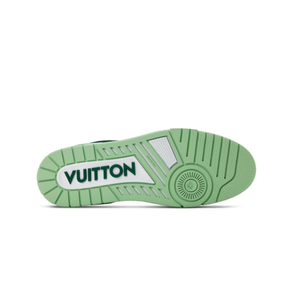 Louis Vuitton LV Trainer Sneaker 'Denim Monogram green'