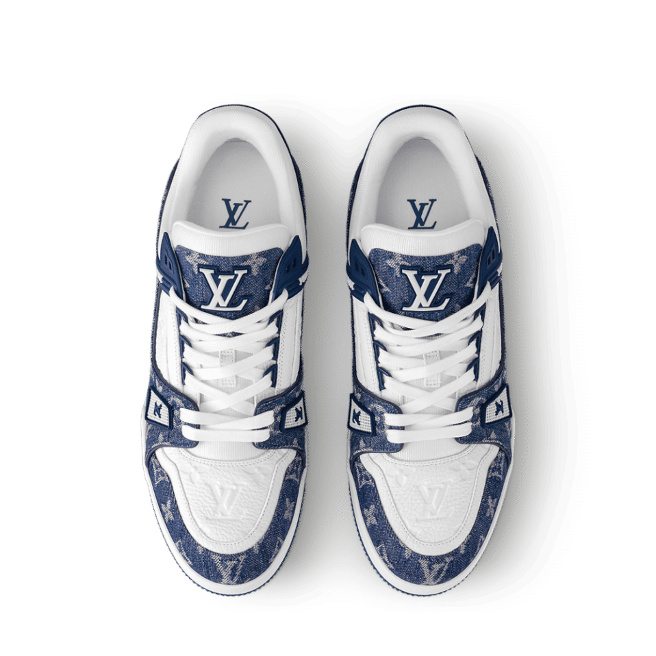 Louis Vuitton LV Trainer Sneaker 'Denim Monogram Blue'