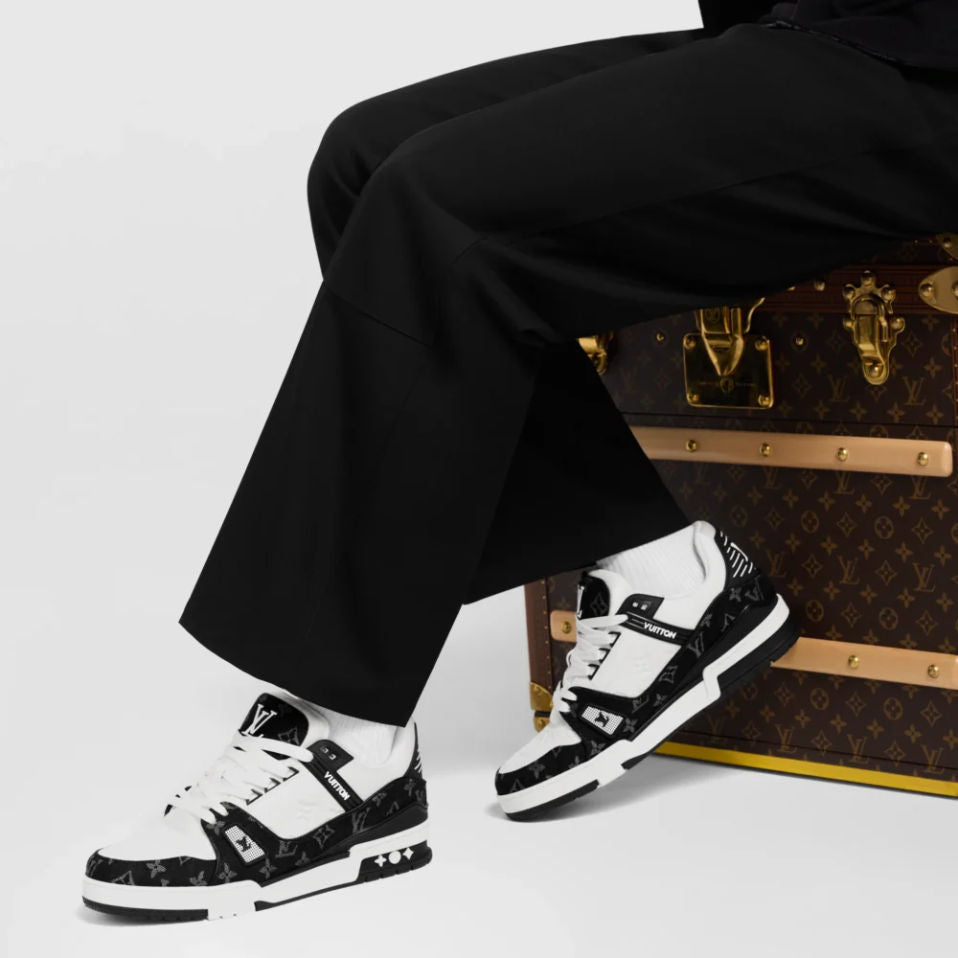 Louis Vuitton LV Trainer Sneaker 'Monogram Black Denim'