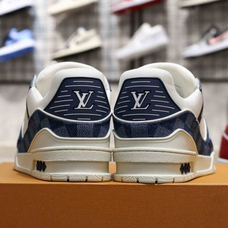 Louis Vuitton LV Trainer Sneaker 'Damier Denim Blue'