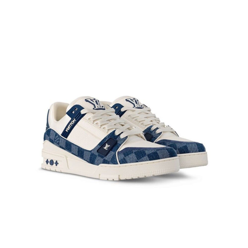 Louis Vuitton LV Trainer Sneaker 'Damier Denim Blue'