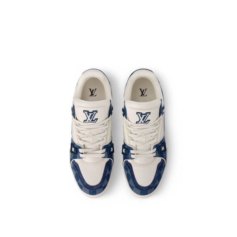 Louis Vuitton LV Trainer Sneaker 'Damier Denim Blue'