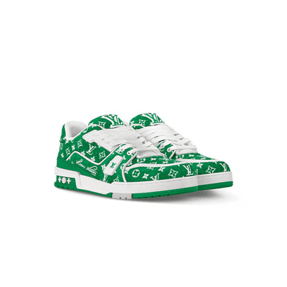Louis Vuitton LV Trainer Sneaker 'Green Monogram'