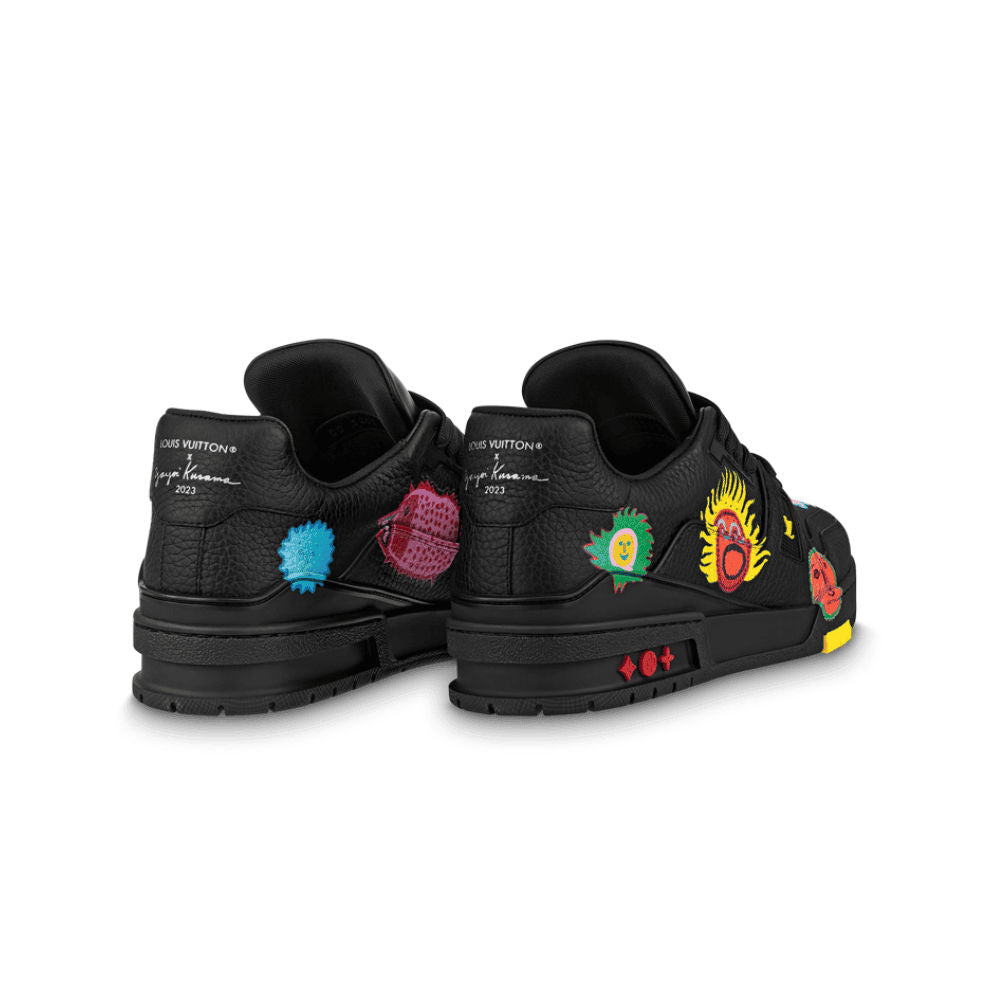 Louis Vuitton LV Trainer Sneaker x Yayoi Kusama 'Black Print'
