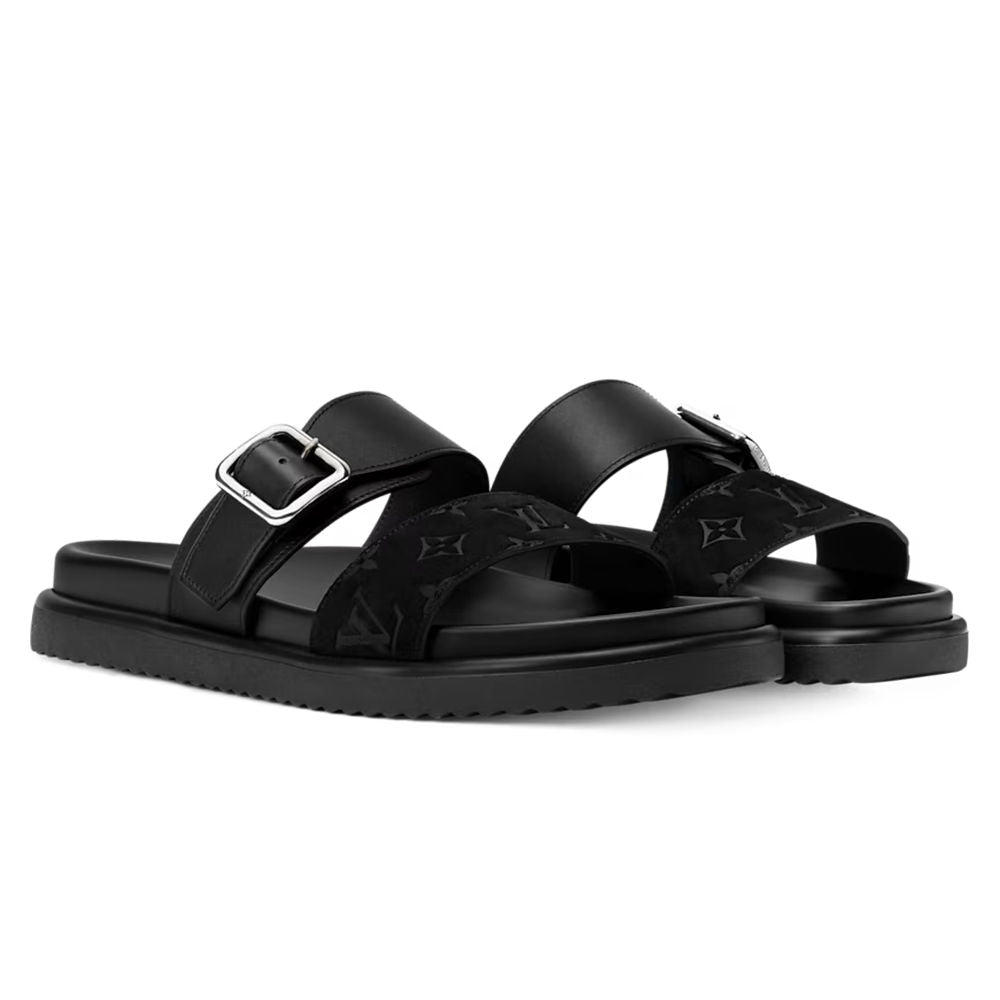LV Venice Mule Taupe Black