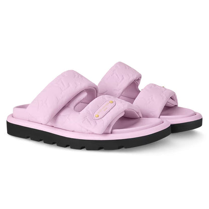 LV Pool Pillow Flat Comfort Mule Pink