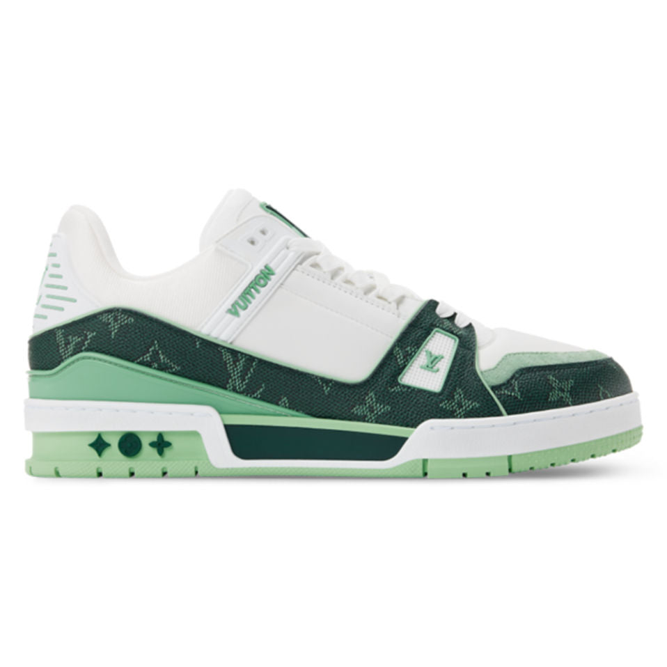 Louis Vuitton LV Trainer Sneaker 'Denim Monogram green'