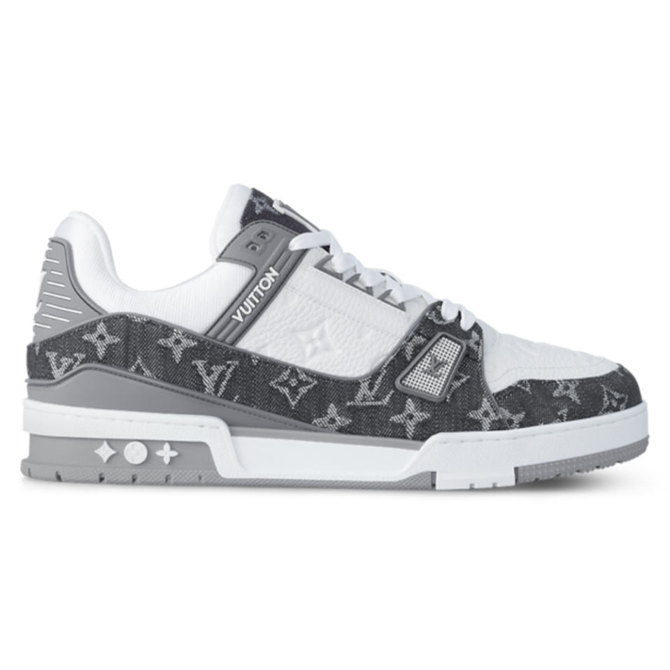 Louis Vuitton LV Trainer Sneaker 'Denim Monogram Grey'