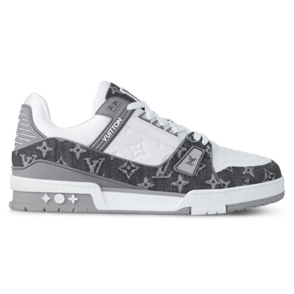 Louis Vuitton LV Trainer Sneaker 'Denim Monogram Grey'