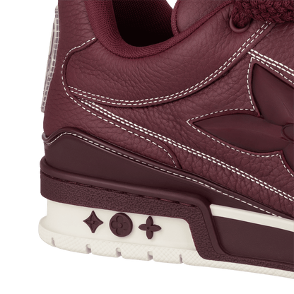 Louis Vuitton LV Skate Sneaker 'Burgundy Monogram Flower'