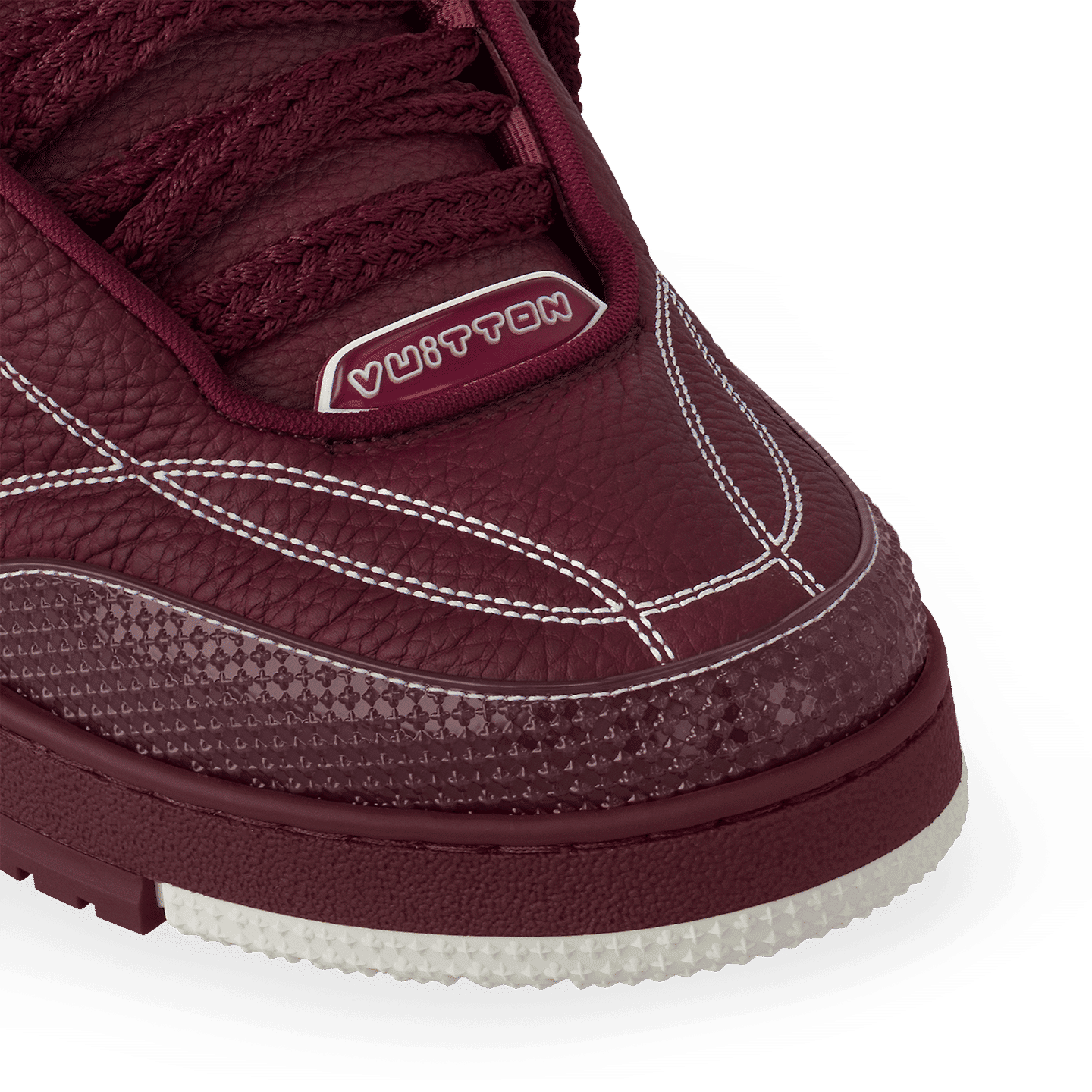 Louis Vuitton LV Skate Sneaker 'Burgundy Monogram Flower'