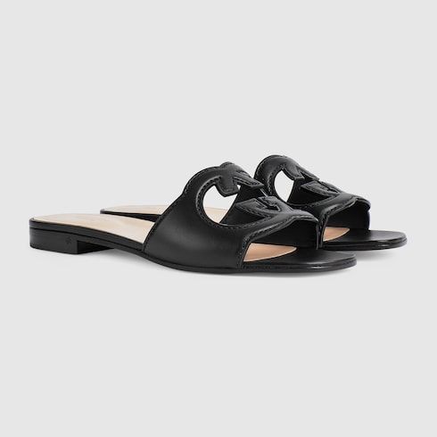 Women's Slide Sandal with Interlocking G