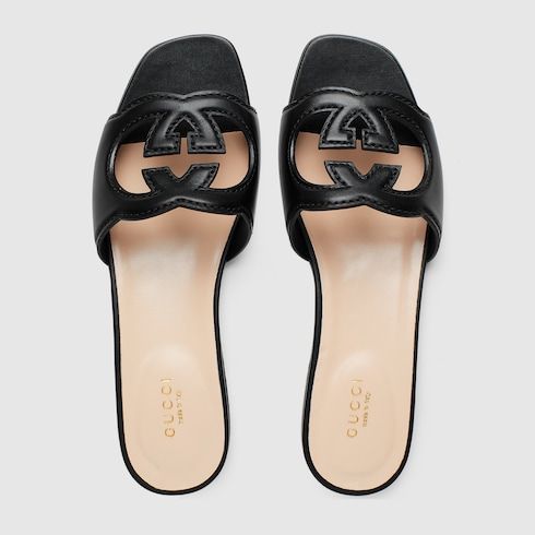 Women's Slide Sandal with Interlocking G