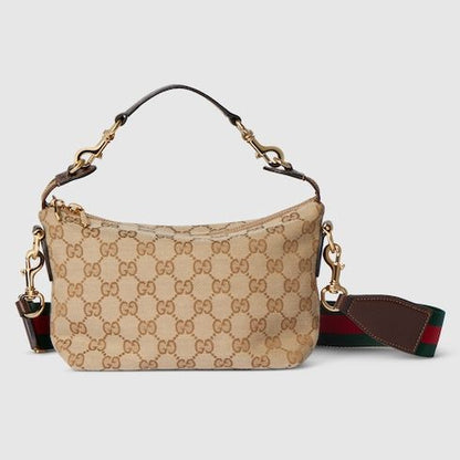Men's Small Brera Crossbody Bag With Canvas And Detachable Strap