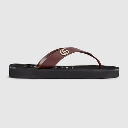 Women's Thong Sandal with Double G