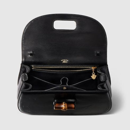 Women's Medium Bamboo 1947 Bag With Full Grain Leather And Bamboo Handle