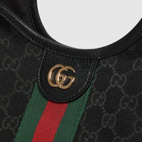 Women's Giglio Small Tote Bag With GG Canvas And Leather Trim