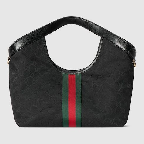 Women's Giglio Small Tote Bag With GG Canvas And Leather Trim
