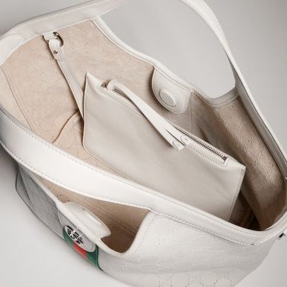 Women's Small Giglio Tote Bag With Perforated GG Leather