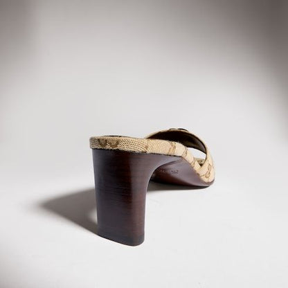 Women's Slide Sandal with Double G