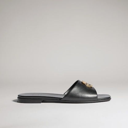 Women's Slide Sandal with Double G