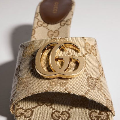 Women's Slide Sandal with Double G