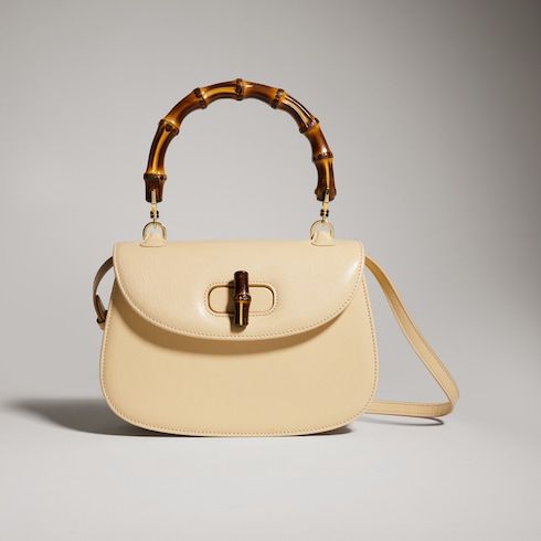 Women's Small Top Handle Bag With Soft Grainy Leather And Click Closure