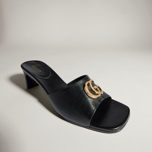 Women's Slide Sandal with Double G
