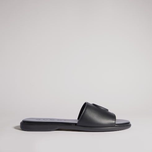 Women's Slide Sandal with Double G