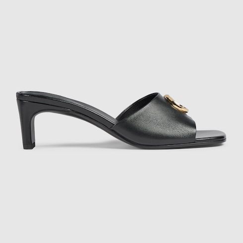 Women's Slide Sandal with Double G