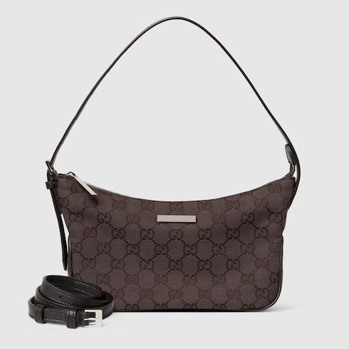 Small Shoulder Bag With GG Canvas And Additional Strap