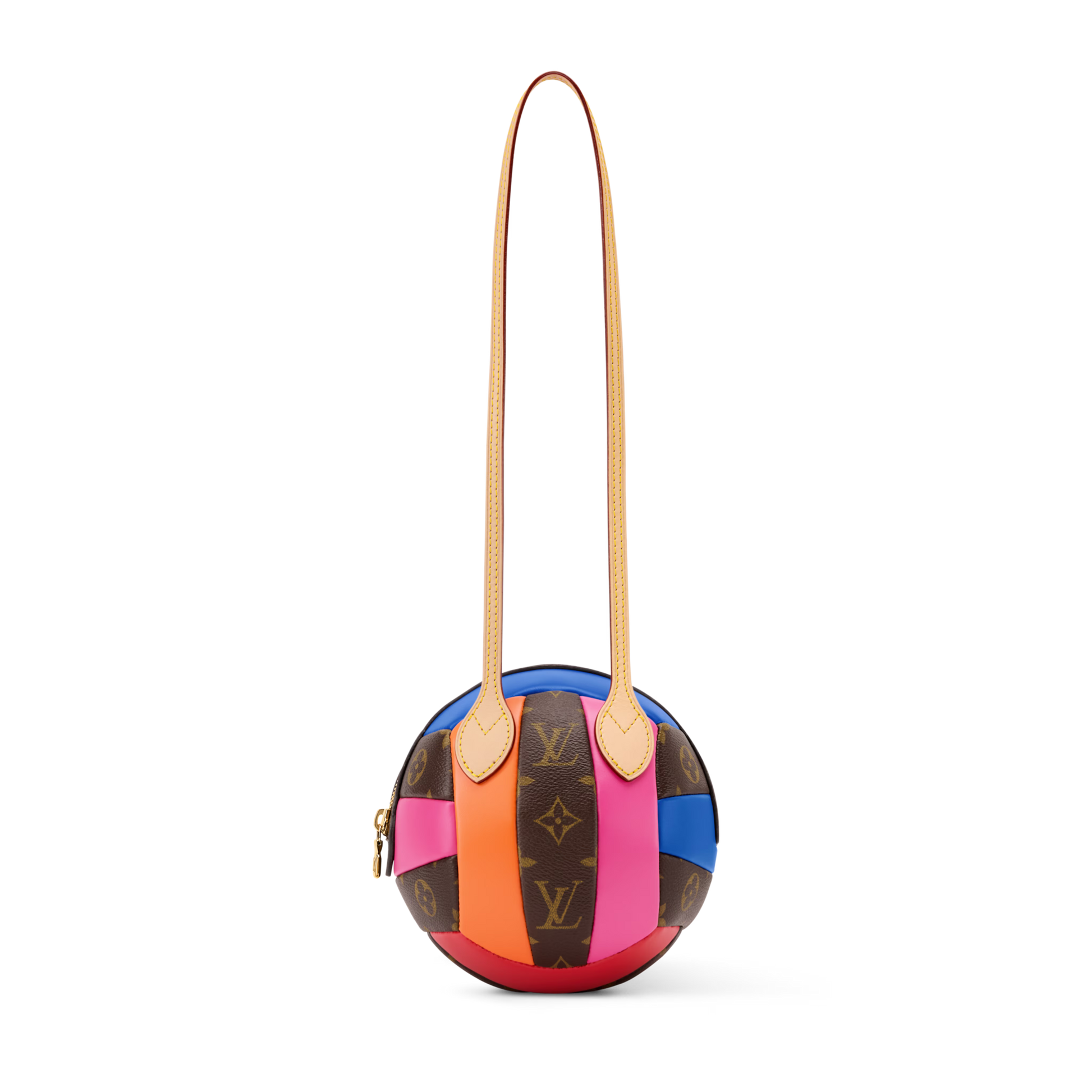 Ace Bag Monogram Pop Coated Canvas Gold-Toned Hardware