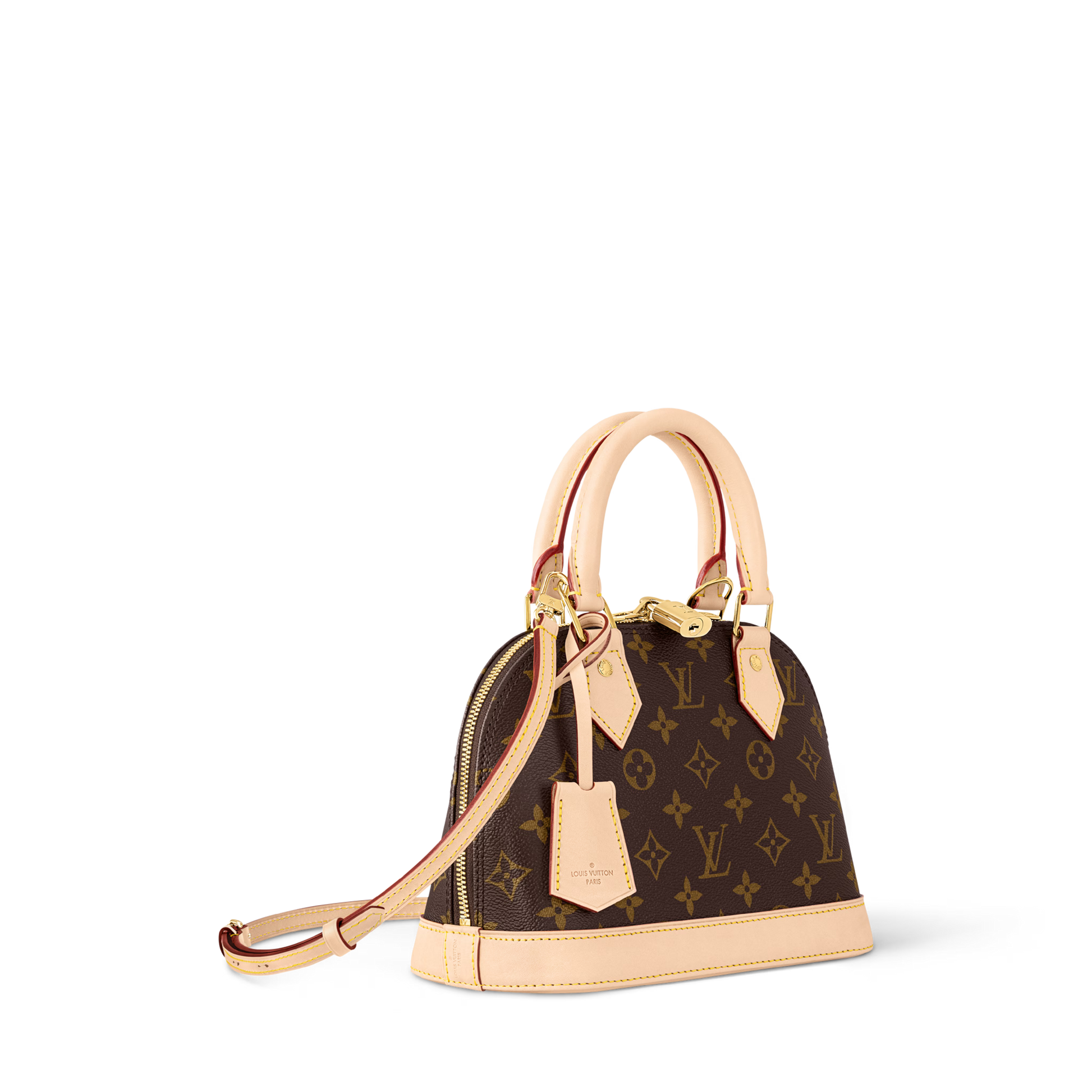 Alma BB Monogram Coated Canvas Gold-Toned Hardware