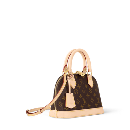 Alma BB Monogram Coated Canvas Gold-Toned Hardware