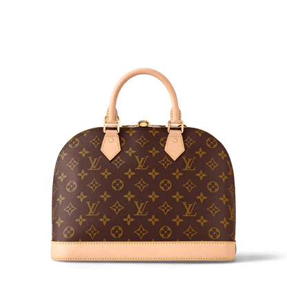 Women's Alma PM Monogram Coated Canvas Top Handle Bag M53151