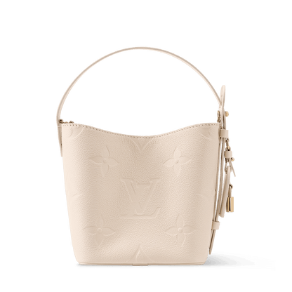 All In BB Monogram Empreinte Leather Crème Gold-Toned Hardware