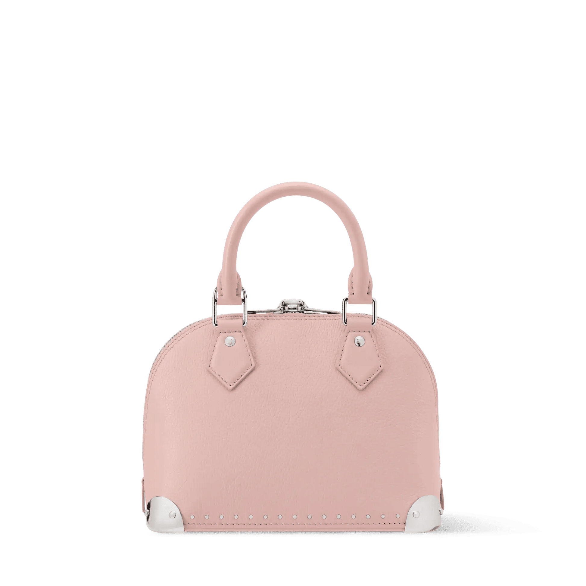 Women's Alma Trunk BB Petal Pink Calfskin Leather Crossbody Bag