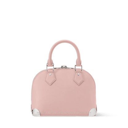 Women's Alma Trunk BB Petal Pink Calfskin Leather Crossbody Bag