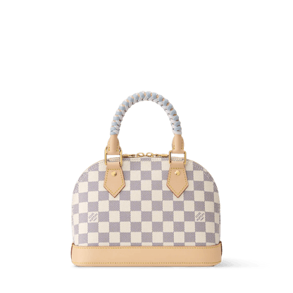 Women's Alma BB Damier Azur Bleu Olympe Coated Canvas Handbag N40902