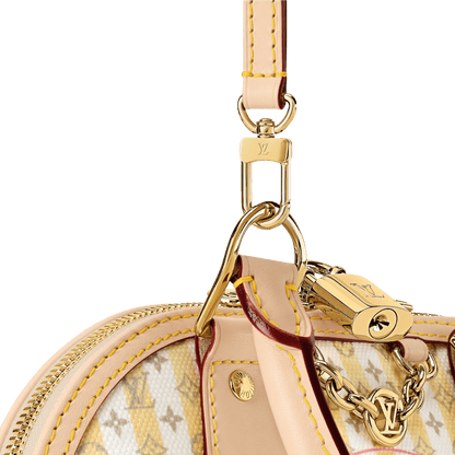 Women's Alma BB LV Stamp Banana Monogram Canvas Nano Bag