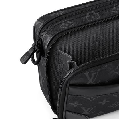 Men's Alpha Messenger Monogram Eclipse
