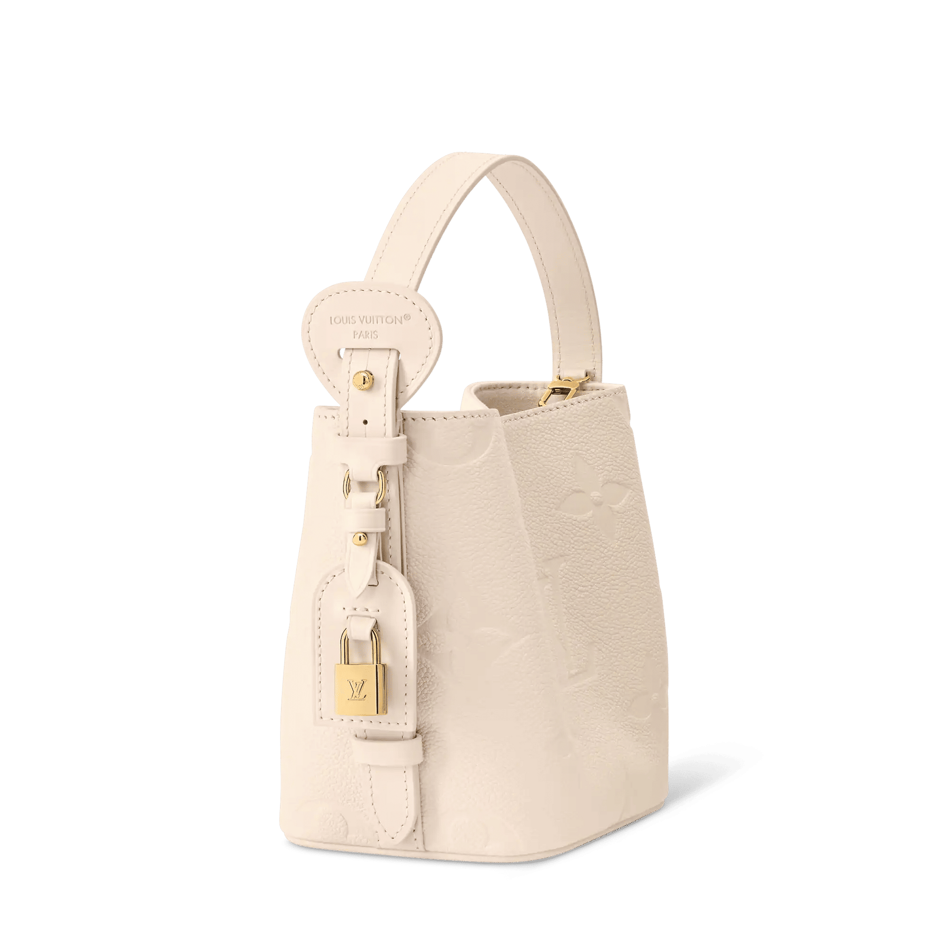 All In BB Monogram Empreinte Leather Crème Gold-Toned Hardware
