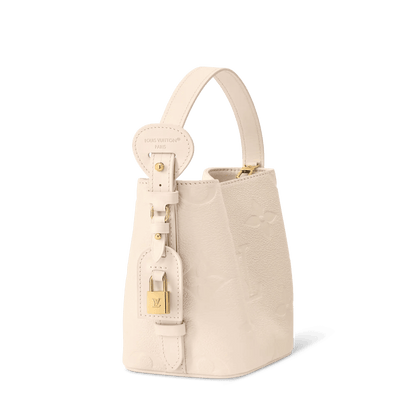 All In BB Monogram Empreinte Leather Crème Gold-Toned Hardware