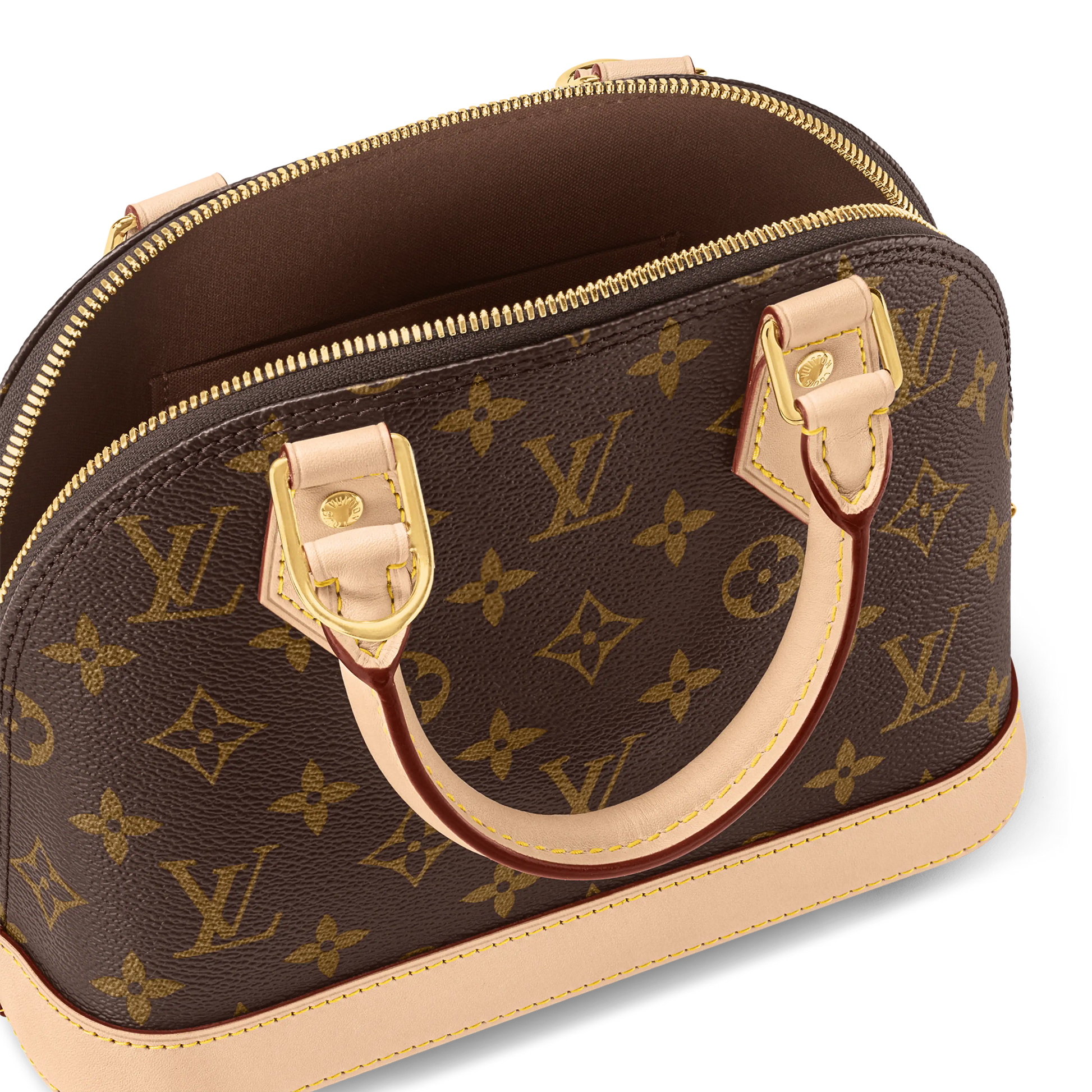 Alma BB Monogram Coated Canvas Gold-Toned Hardware