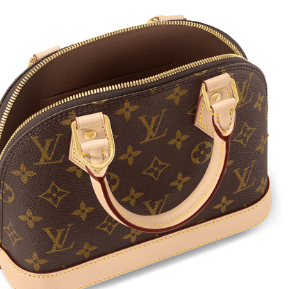 Alma BB Monogram Coated Canvas Gold-Toned Hardware