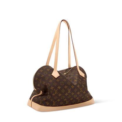 Alma Shoulder MM Monogram Silk Tech Gold-Toned Hardware