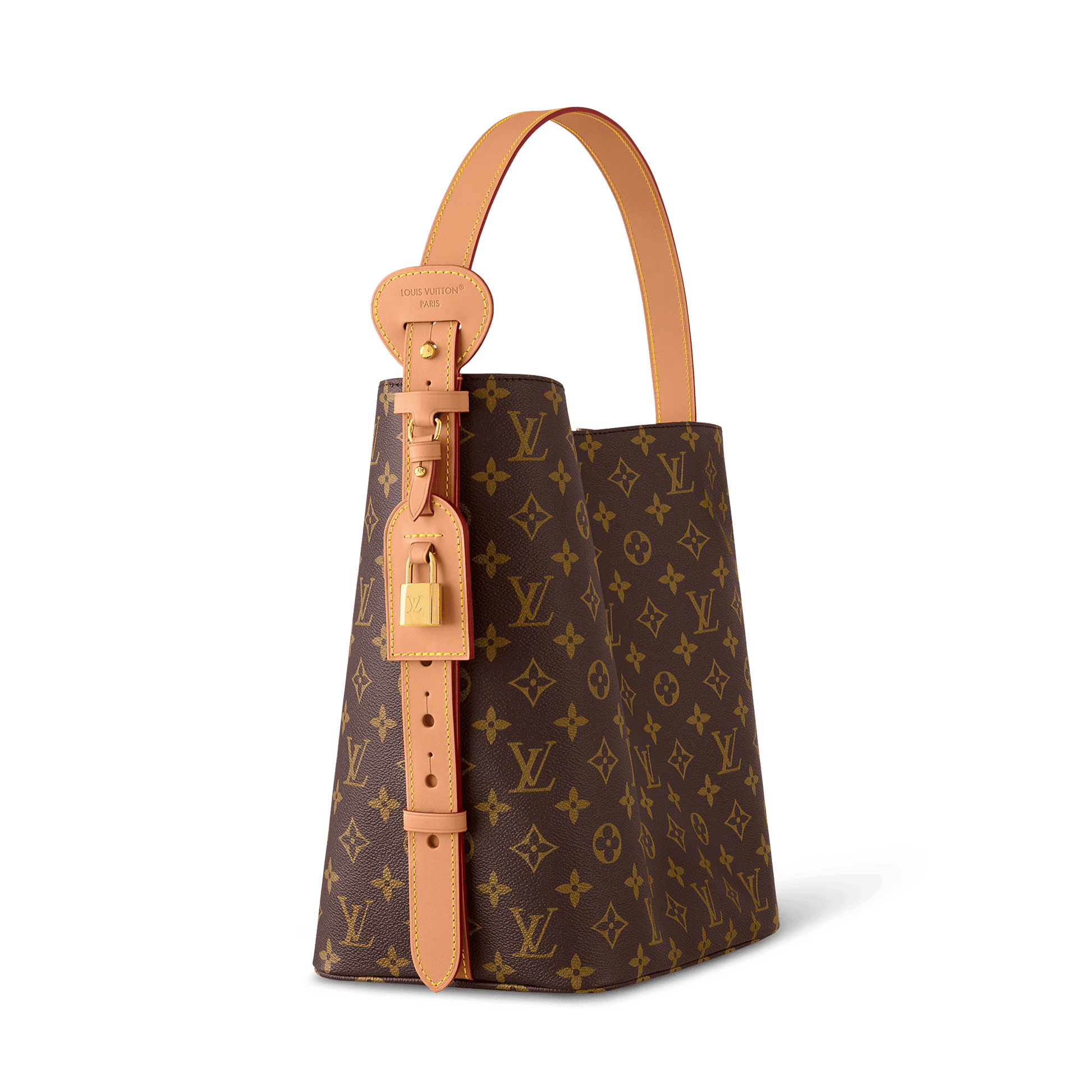 All In GM Monogram Coated Canvas Gold-Toned Hardware